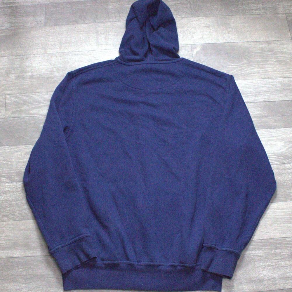 Denver Broncos Football Full Zip Mens NFL Hoodie Size L G-III Blue Stitched - Picture 5 of 5